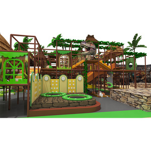 Aire de jeux intérieure chinoise de luxe <span class=keywords><strong>sur</strong></span> le thème de la forêt d'aventure junior inclusive pour enfants avec murs d'escalade - Product Image 5
