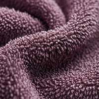 Peignoirs en tissu éponge absorbant 70% coton 30% polyester, unisexe, pour hôtel et spa, en stock, prêts à être expédiés, Turquie, couleur prune poussiéreuse