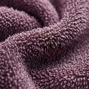 Peignoirs en tissu éponge absorbant 70% coton 30% polyester, unisexe, pour hôtel et spa, en stock, prêts à être expédiés, Turquie, couleur prune poussiéreuse - Product Image 5