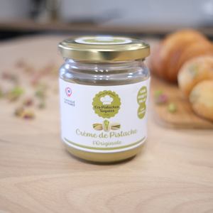 Crema de Pistacho Francesa Artesanal, Suave, con Aceite de Palma Natural, Sin Colorantes, Sabor Rico e Intenso a Pistacho, Frasco de Vidrio de 6.7 oz - Product Image 5