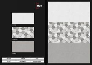 Azulejo de pared 300X600 Antideslizante Baño Azulejos de porcelana de cerámica esmaltada Azulejos interiores rústicos Mate 10mm - Product Image 5