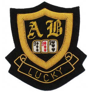 Insignias de chaqueta de alambre de lingotes de oro hechas a mano más vendidas precio de fábrica insignias bordadas ceremoniales personalizadas hechas en Pakistán - Product Image 2