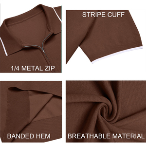 Polo en coton personnalisé en gros avec impression et broderie, polo à manches courtes pour hommes, fournisseur OEM - Product Image 5