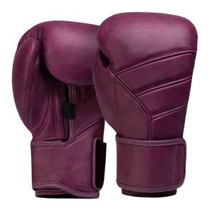 Gants de boxe MMA en cuir de qualité supérieure avec logo personnalisé, évacuation de l'humidité, fermeture auto-agrippante, plusieurs couleurs et tailles pour l'entraînement - Product Image 1