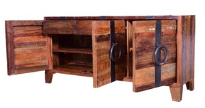 Vallis Buffet moderne à trois portes pour salon cuisine salle à manger chambre à coucher salle de bain maison hôtel meubles de rangement pour atelier - Product Image 5