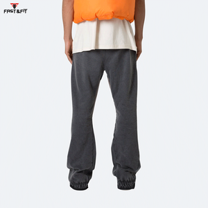 Pantalons de survêtement à impression personnalisée Pantalons de survêtement décontractés à jambe évasée et à cordon de serrage de haute qualité pour hommes - Product Image 5