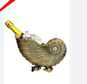 Nouveau seau à boisson glacée fini ruban de forme ovale avec poignées pour bar restaurant - Product Image 2