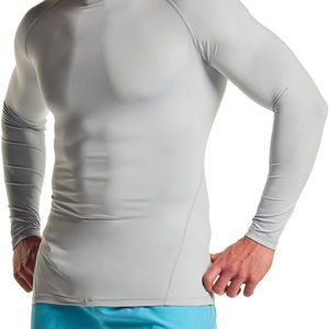 Ventes en gros de rashguards MMA personnalisés avec logo imprimé, polyester/nylon de haute qualité, séchage rapide, manches courtes, compression, faible MOQ, livraison rapide - Product Image 6