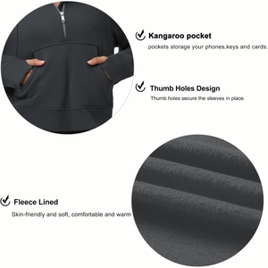 Derniers sweats à capuche d'hiver en coton pour femmes avec logo personnalisable Gants et mitaines de style personnalisable - Product Image 2