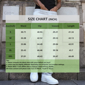 Pantalon de survêtement ample 100% coton pour hommes, haute qualité, avec cordon de serrage, jambe large, évasée, style streetwear droit et tendance - Product Image 6