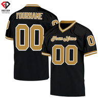 Maillot de football respirant léger noir et blanc en maille, col montant, impression par sublimation personnalisée, 100 % polyester, personnalisable