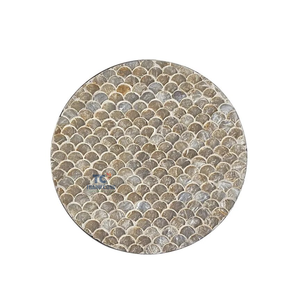 Sets de table coquille napperon vadrouille napperons de luxe de haute qualité décor de Table Table à manger mosaïque incrustation Vietnam usine - Product Image 1