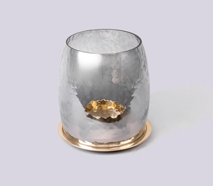 Porte-bougie et support en métal et verre faits à la main, écologiques et luxueux, options personnalisées pour la décoration de Noël, centre de table - Product Image 5