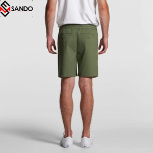 Pantalones Cortos Cargo de Malla de Una Sola Capa para Hombre, Hechos a Medida, de Alta Calidad, Transpirables, 100% Algodón Orgánico, Cintura Alta, Cierre de Botones, Ecológicos - Product Image 4