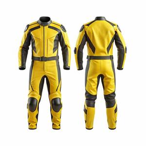 Nouvel arrivage d'uniforme de moto en cuir véritable combinaison de course imperméable pour moto vestes de moto anti-chute - Product Image 3