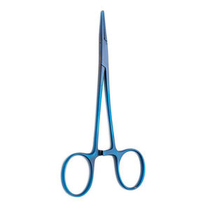 Fórceps hemostáticos rectos para mosquitos de 9,5 cm con revestimiento de titanio azul, acero de Metal Dental quirúrgico de grado Industrial, OEM personalizable - Product Image 6