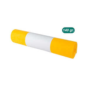 Rouleau de chiffon de nettoyage synthétique jaune 0,36x2m 140gsm pré-découpé 40cm B2B - Product Image 1