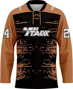 Camiseta de hockey sobre hielo de secado rápido y antibacteriana hecha a medida de EE. UU. - Product Image 1