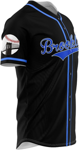 Logo personnalisé hommes jeunes Baseball boutonné Jersey 90s Hip Hop formation Baseball maillots chemises vêtements de sport en gros - Product Image 6