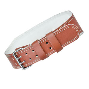 ¡Novedad de 2024! Cinturón de gimnasio Unisex de cuero de vaca, cinturones de levantamiento de pesas, hebilla de fábrica, cinturones de levantamiento de pesas personalizables - Product Image 4