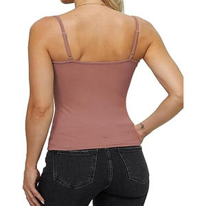 Équipement de musculation Fitness Débardeur pour femmes pour adultes Vêtements de fitness sur mesure Débardeur pour femmes en couleur unie Service OEM - Product Image 2