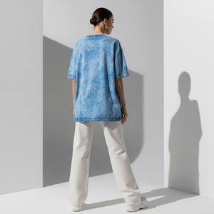 Nueva Camiseta Personalizada con Logotipo Bordado con Cuentas y Pedrería para Mujer, Camisetas Brillantes Unisex 100% Algodón, Camiseta con Logotipo de Diamantes Brillantes para Chica - Product Image 6