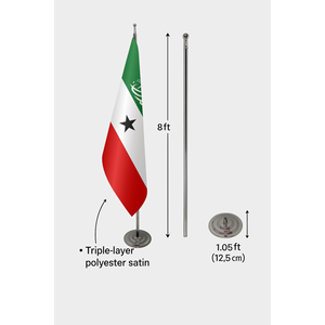 Official Interior Somaliland <b>Flag</b>-Digital Printing Aluminum <b>Pole</b> Plastic/Polyester/Silk Automotive/Insurance/Education - Product Image 6