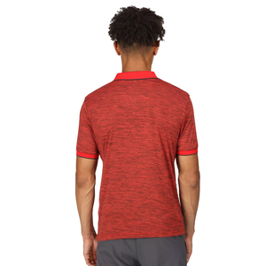 Camiseta Polo activa de poliéster para hombre más vendida con cuello acanalado a la venta, camisetas Polo personalizadas con logotipo bordado para hombre - Product Image 2