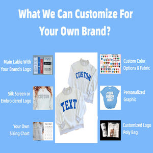 Winter Oversized Mockneck <b>Sweatshirt</b> Pullover <b>Lightweight</b> Quickdry Customised Logo Printing OEM Service Available - Product Image 3