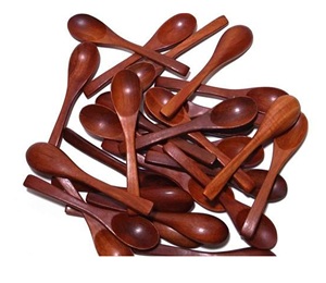 Cubiertos de madera Comprar juego de cuencos de madera de Venta caliente Hecho EN LA India Incluye juego de servidor de ensalada de madera - Product Image 1