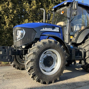 Tractor LOVOL M804 TB3 de 75 CV con cabina y cargador frontal, disponible en stock, entrega rápida - Product Image 1