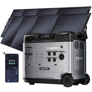 5120Wh Large Capacity <b>Solar</b> <b>Generator</b>,Portable Power Station P5000 Pro With 2X400W <b>Solar</b> Panel, 5x3600W AC Output (6000W Surge), - Product Image 1