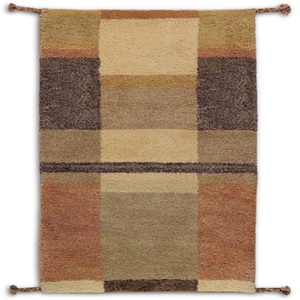 批发传统手织机Gabbeh羊毛地毯棉提花圈绒简单表现力设计耐用家居装饰地毯 - Product Image 4