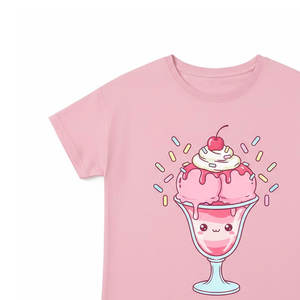 Camiseta de Moda para Niñas con Mangas con Volantes, 100% Algodón Ecológico, Tejido Suave y Elegante para Salidas Informales, Reuniones Familiares, Estilo Bonito - Product Image 5