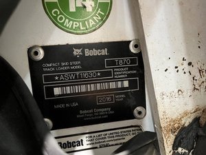 Minicargadora T770 usada, MINICARGADORA sobre orugas, MINICARGADORA sobre orugas para obras de construcción - Product Image 4