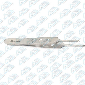 Pinzas Quirúrgicas Manuales de Acero Inoxidable de la Mejor Calidad, Instrumentos Médicos de Laboratorio, Pinzas de Cirugía General de 3.5 Pulgadas, Tipo Bishop Harman Tooth - Product Image 4