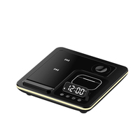 5-in-1 Smartwatch compatibel draadloos oplaadstation met wekker en nachtlampje voor meerdere apparaten