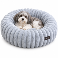 Lit pour chien et chat Yangyangpet, solide, luxueux, moderne, toutes saisons, amovible, lavable, en mousse pelucheuse, confortable, petit modèle