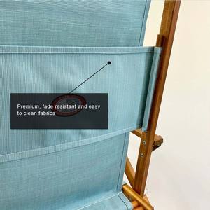 Sedia a <span class=keywords><strong>Sdraio</strong></span> <span class=keywords><strong>Pieghevole</strong></span> da Esterno in Legno di Teak Certificato FSC con Cinque Posizioni Reclinabili e Logo Personalizzato per Piscina e <span class=keywords><strong>Mare</strong></span> - Product Image 6