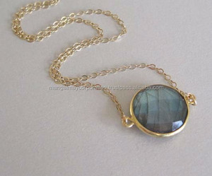 Nouveau collier pendentif en argent sterling 925 à la mode avec pierre précieuse en forme de poire améthyste de 15mm pour cadeau de fête pour femmes - Product Image 4