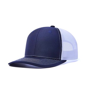 AKA Gorra de béisbol clásica Malla Camionero Logotipo personalizado Ala plana Ajustable Transpirable e impermeable Gorras de moda vintage - Product Image 5