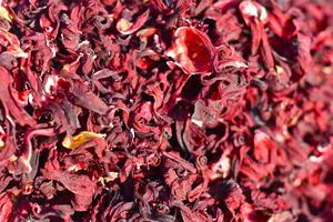 Flores naturales secas de hibisco usadas en té y jugos saludables Rikaz productos agrícolas Premium - Product Image 2