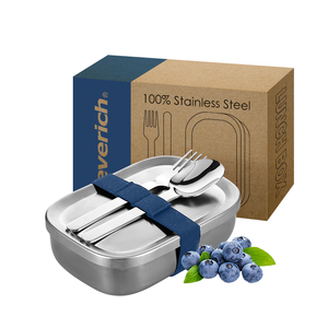 Compartimentos para contenedores <span class=keywords><strong>de</strong></span> alimentos para exteriores después <span class=keywords><strong>de</strong></span> la escuela 304 Fiambrera <span class=keywords><strong>de</strong></span> acero inoxidable Bento a prueba <span class=keywords><strong>de</strong></span> fugas - Product Image 3