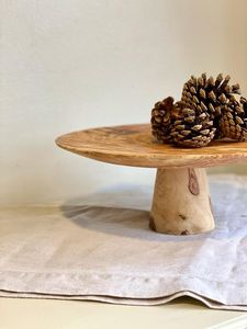 High Quality Premium Wood Eco-friendly Non-Stick Handmade Reusable Cake <b>Stand</b> Diameter 10 Inch Height 5 Inch Birthday Parties - Product Image 6