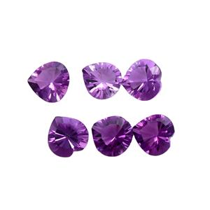 Pierres précieuses d'améthyste en forme de coeur calibrées 4*20MM taille bague fabrication de bijoux améthyste pierres précieuses certifiées de haute qualité améthyste - Product Image 3