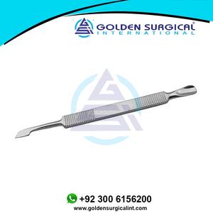 Empujador de Cutículas con Cuchillo, Instrumentos de Manicura y Cuidado Personal, Mango Plano de Acero Inoxidable para Dedos de Manos y Pies, Venta al por Mayor - Product Image 5