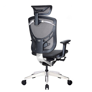 Silla Ergonómica de Malla Premium Ivino Gen II CTH-02, Altura Ajustable, para Oficina en Casa y Hospital, Tela Elegante con Reposacabezas - Product Image 3