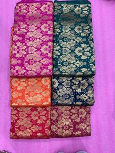 Telas de seda brocadas hechas a medida en una variedad de patrones y diseños para reventa y adecuadas para tiendas de tela en pasteles - Product Image 2