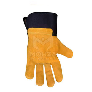 Soft Leather Material Full Finger Heavy Duty Leather <b>Gloves</b> Breathable Fabric <b>Men</b> Heavy Duty <b>Gloves</b> - Product Image 6