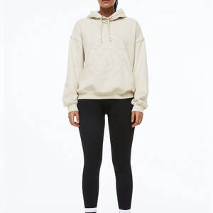 Sweats à capuche légers surdimensionnés pour femmes pour l'hiver Confortable décontracté avec col à capuche Design uni - Product Image 5